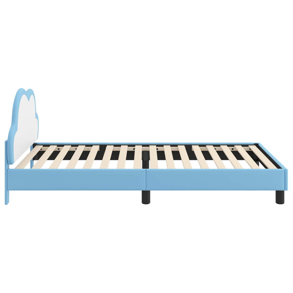 Cama para niños con cabecero Azul 80 x 200 cm PU