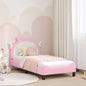 Cama para niños con cabecero Rosa 80 x 160 cm PU