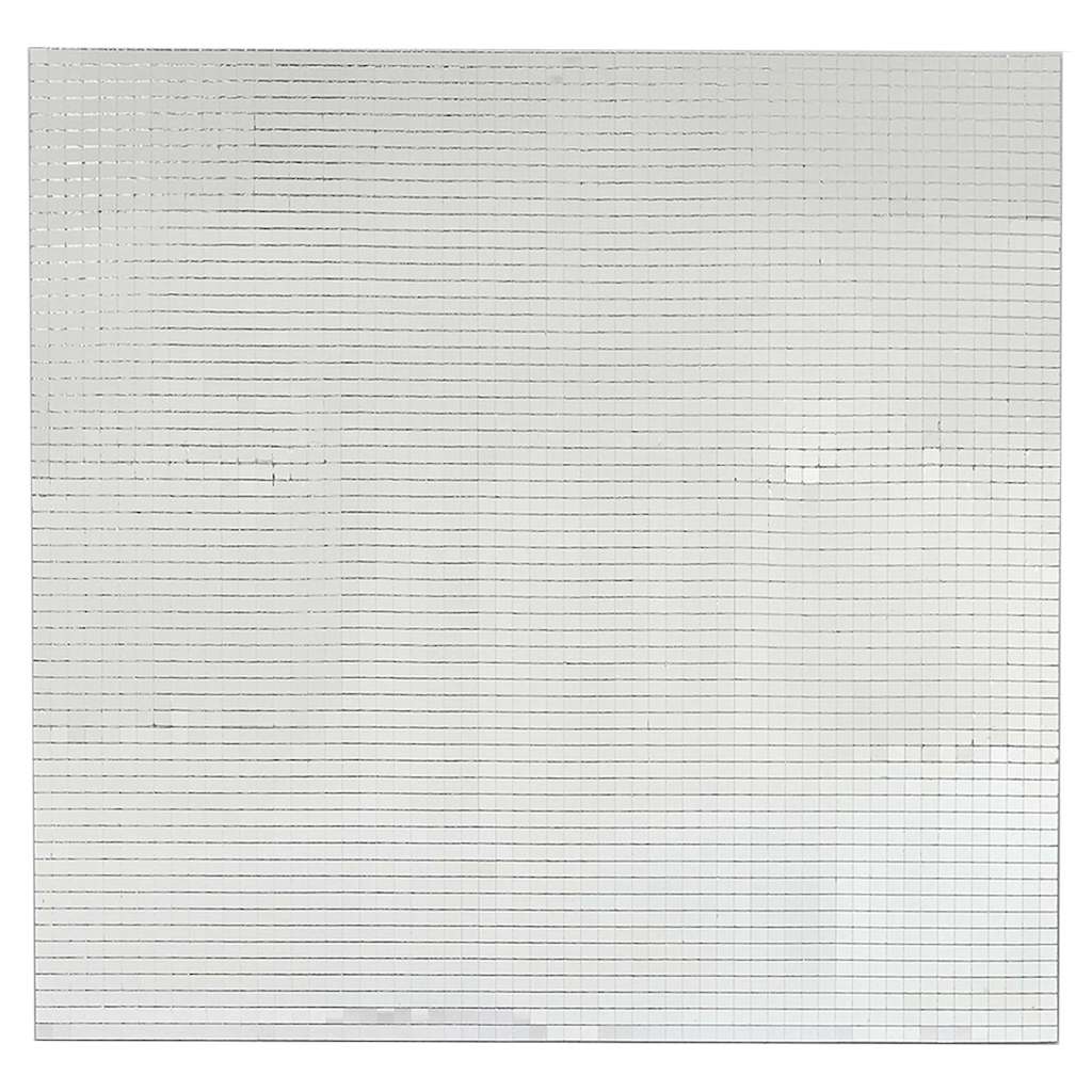 Azulejo de Espejo Mosaico 12 pcs Plateado 30 x 30 cm Cristal