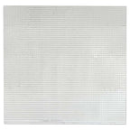 Azulejo de Espejo Mosaico 12 pcs Plateado 30 x 30 cm Cristal