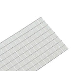 Azulejo de Espejo Mosaico 12 pcs Plateado 100 x 4 cm Cristal