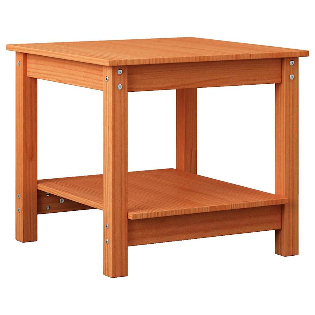 Mesa de Café Marrón cera 50 x 50 x 45 cm Madera maciza de pino