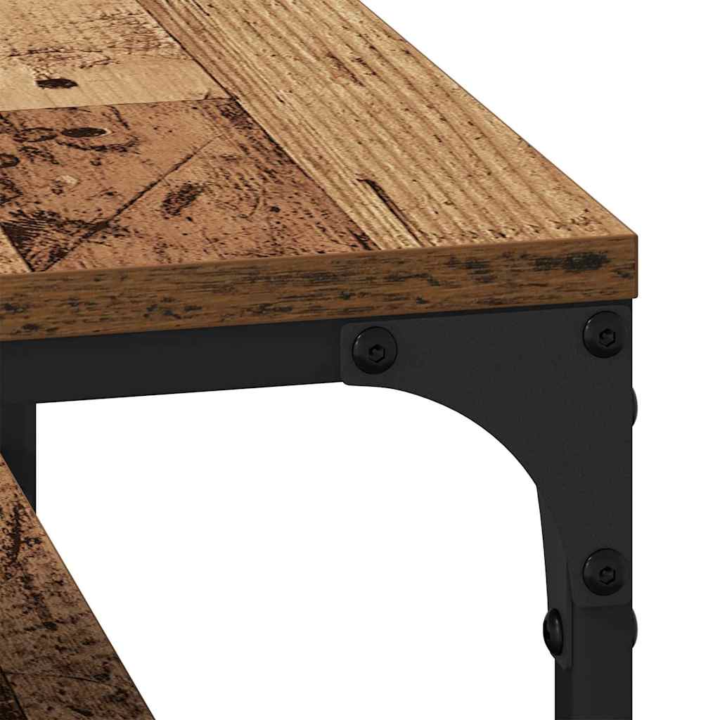 Mesa de Café Madera envejecida 80 x 50 x 40 cm