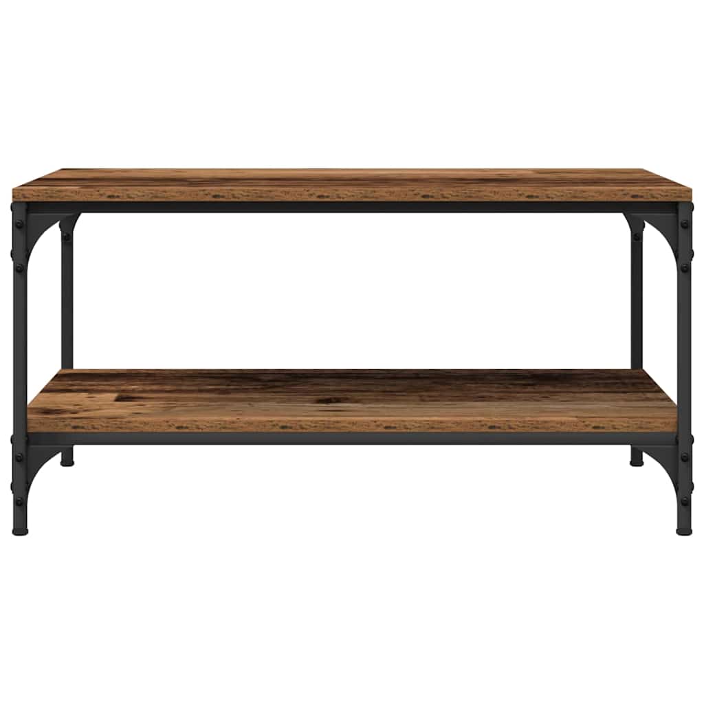Mesa de Café Madera envejecida 80 x 50 x 40 cm