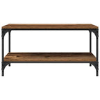 Mesa de Café Madera envejecida 80 x 50 x 40 cm