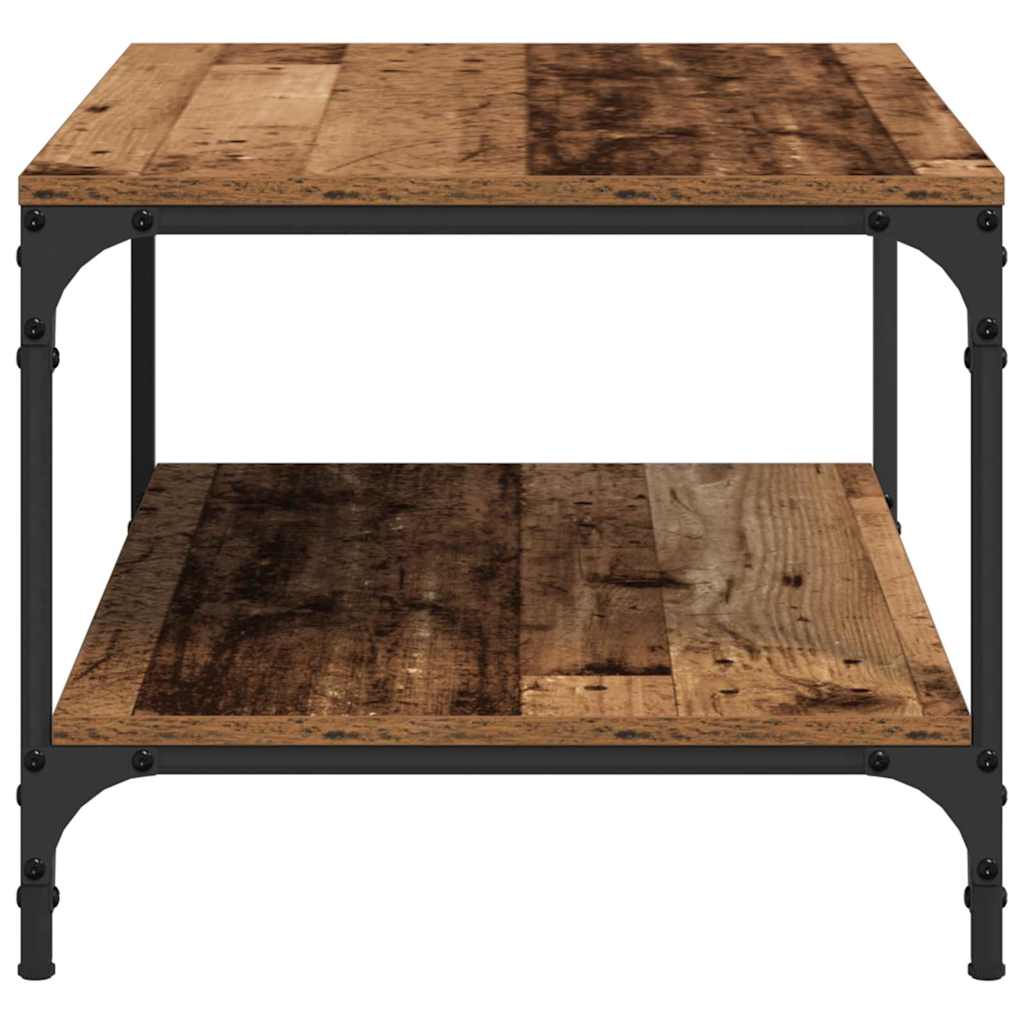 Mesa de Café Madera envejecida 80 x 50 x 40 cm