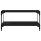 Mesa de Café Roble Negro 82 x 50 x 40 cm Madera de ingeniería