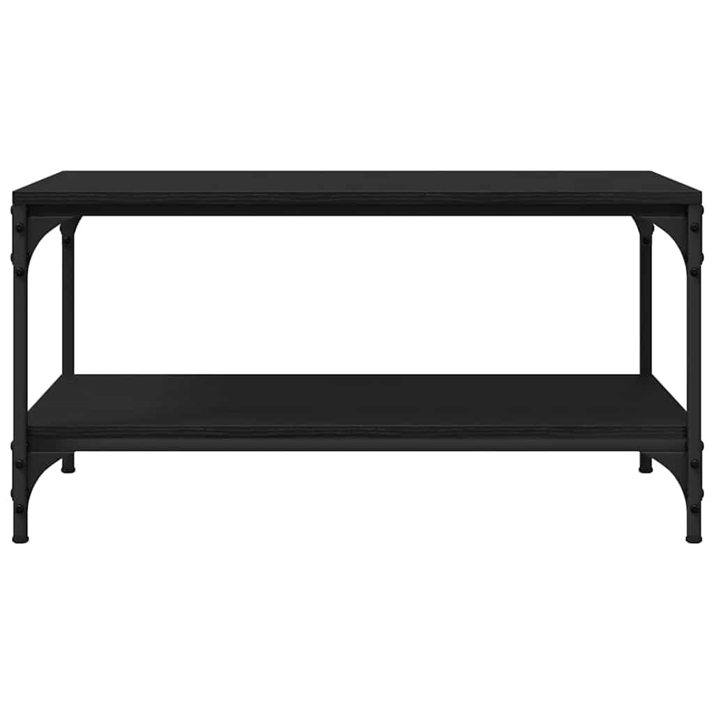 Mesa de Café Roble Negro 82 x 50 x 40 cm Madera de ingeniería
