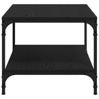 Mesa de Café Roble Negro 82 x 50 x 40 cm Madera de ingeniería