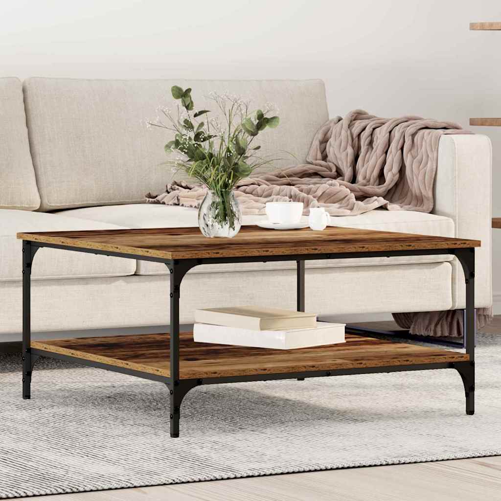 Old Wood Coffee Table 40 x 40 x 55 cm Plywood
