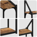 Estante de pared con estante Madera vieja 60 x 21 x 51 cm
