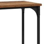 Mesa Consola con estante Madera vieja 75 x 30.5 x 75 cm