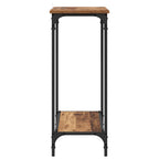Mesa Consola con estante Madera vieja 75 x 30.5 x 75 cm