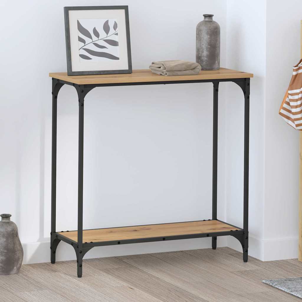 Console Table with shelf Artisan Oak 101 x 30.5 x 75 cm