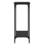Mesa Consola Roble negro 75 x 30.5 x 75 cm Madera contrachapada