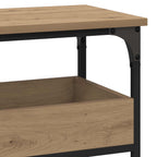 Mesa Consola con estante Roble artisan 100 x 29 x 75 cm