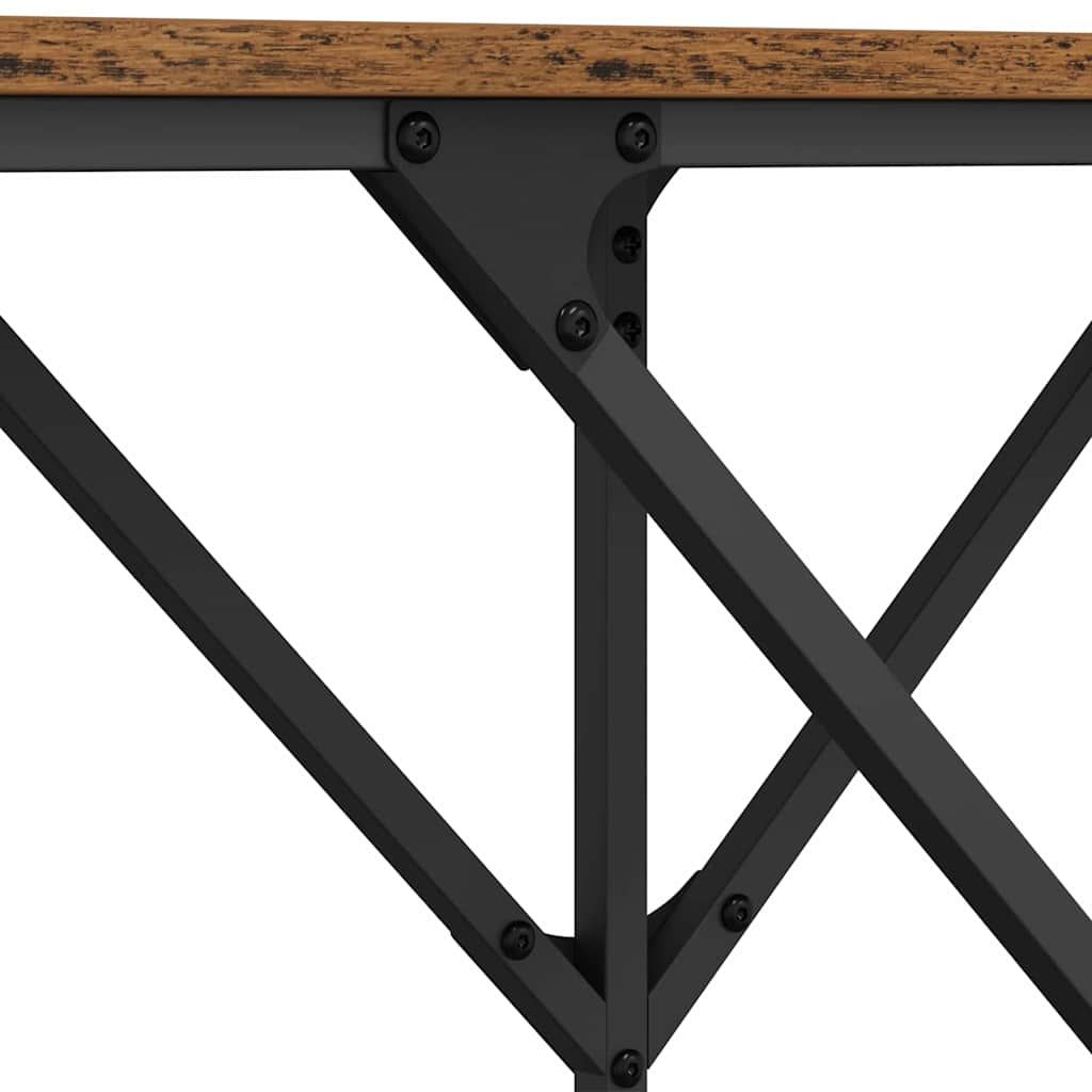Mesa Consola Madera envejecida 140 x 29 x 75 cm