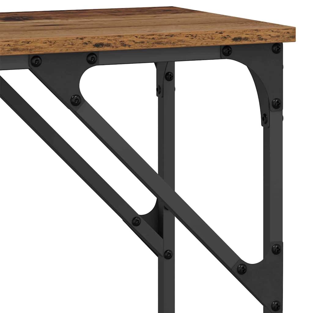 Mesa Consola Madera envejecida 140 x 29 x 75 cm