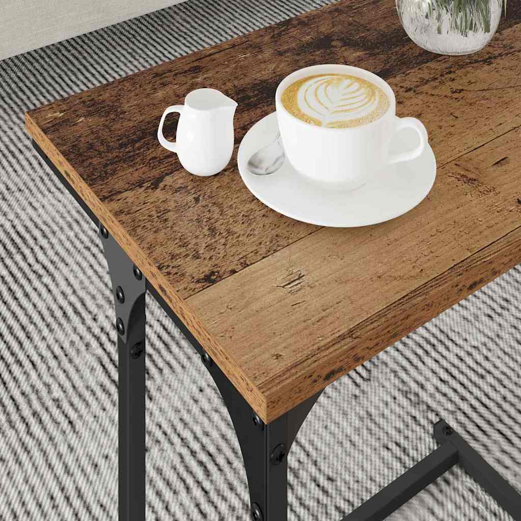 Mesa de Café Nido 3 pcs Madera vieja Madera contrachapada