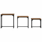 Mesa de Café Nido 3 pcs Madera vieja Madera contrachapada