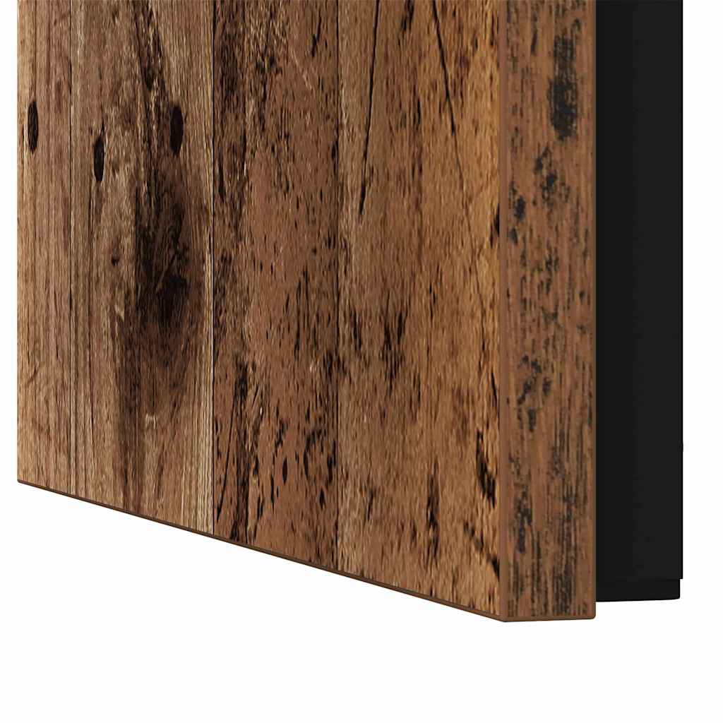 Mesa de Café 3 pcs Madera vieja Madera de ingeniería