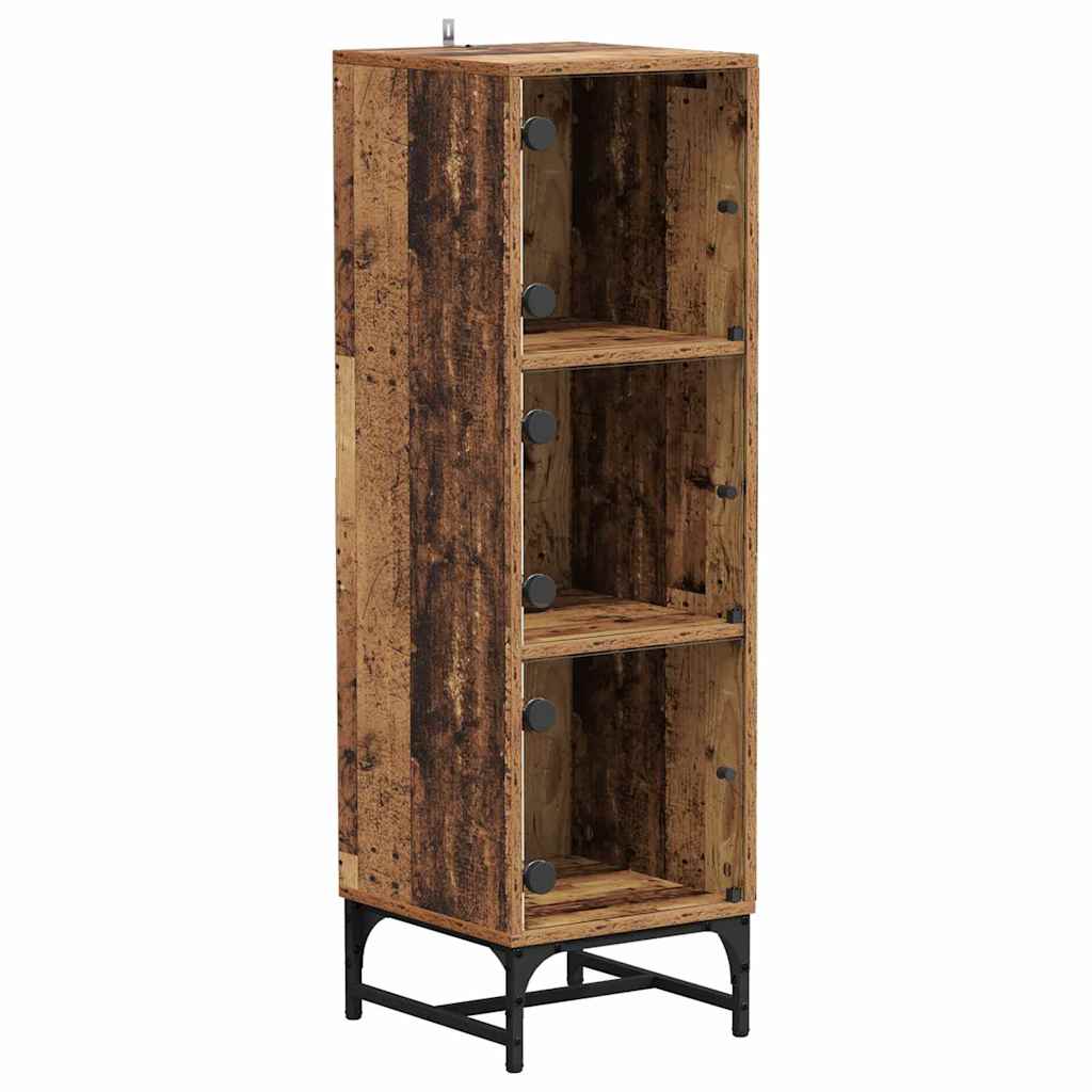 Aparador Madera vieja 35 x 37 x 117 cm