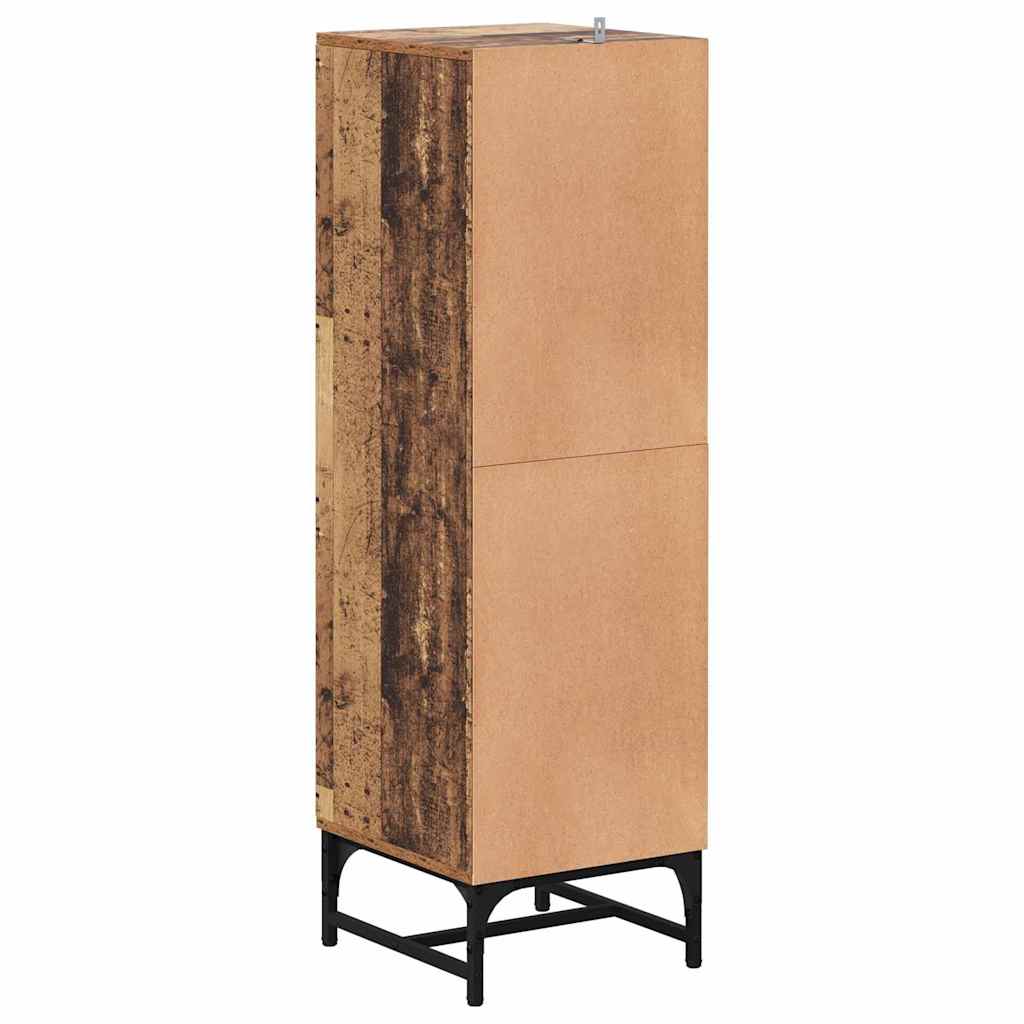 Aparador Madera vieja 35 x 37 x 117 cm