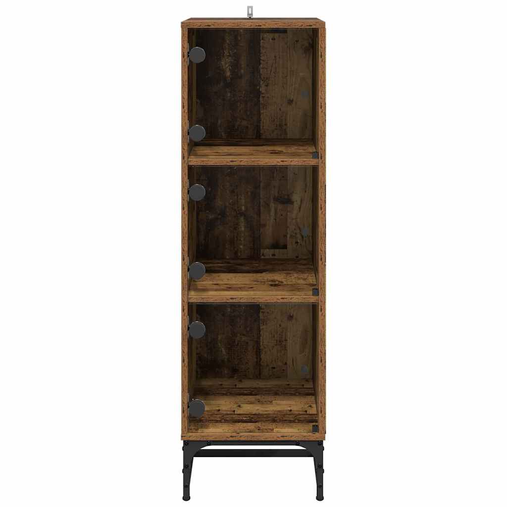 Aparador Madera vieja 35 x 37 x 117 cm