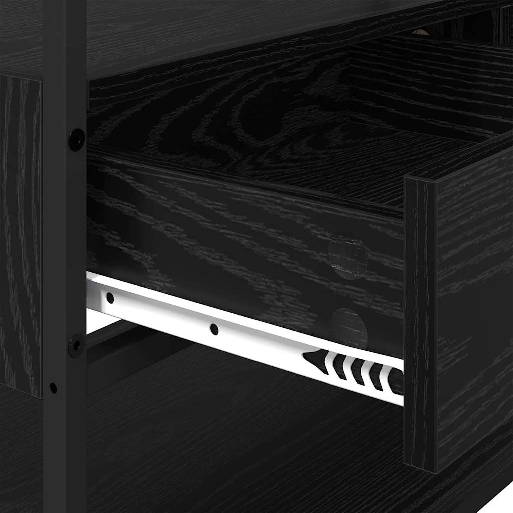 Armario Roble negro 89 x 39 x 184.5 cm Madera contrachapada