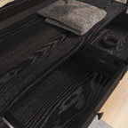 Armario Roble negro 89 x 39 x 184.5 cm Madera contrachapada