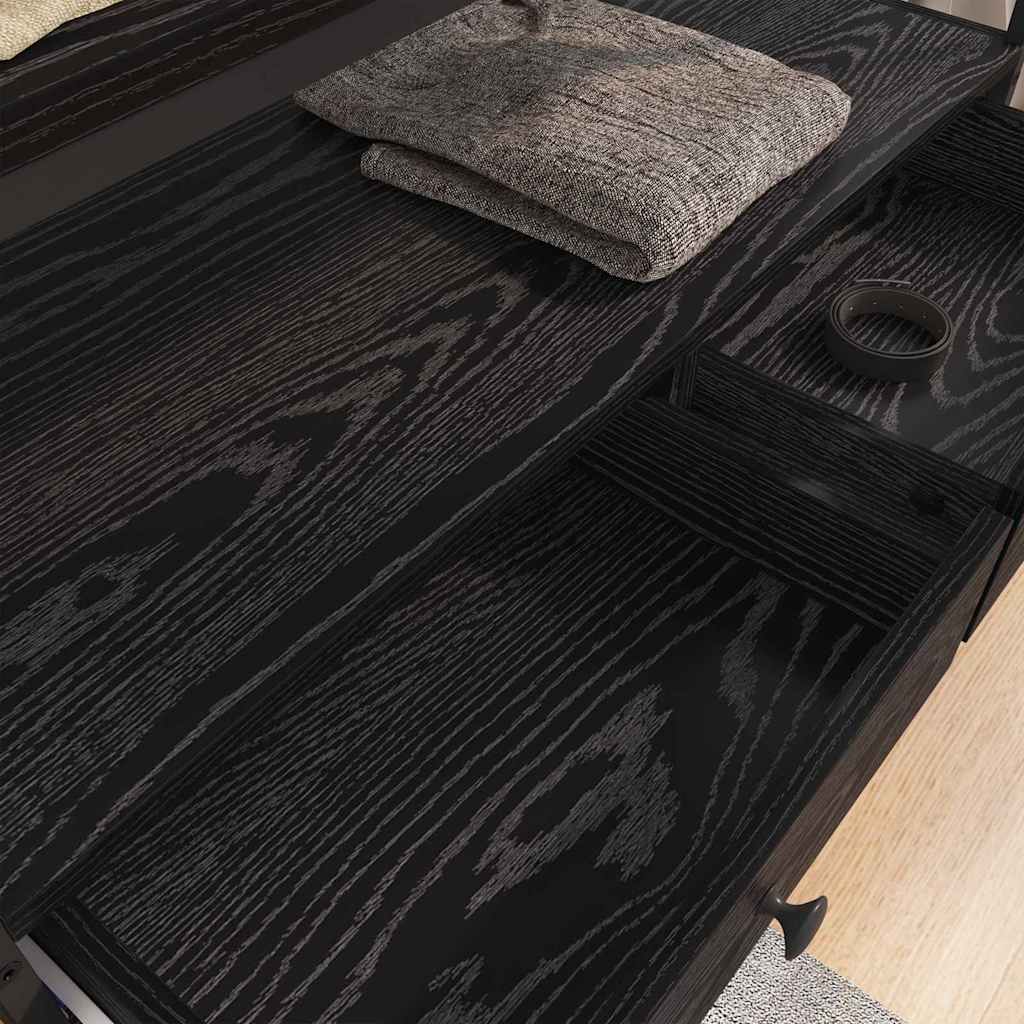 Armario Roble negro 89 x 39 x 184.5 cm Madera contrachapada