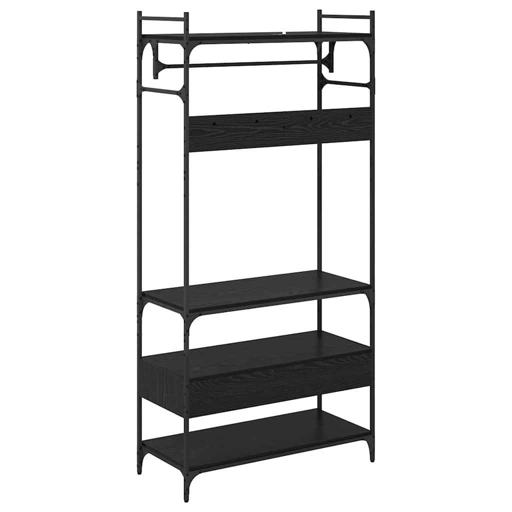 Armario Roble negro 89 x 39 x 184.5 cm Madera contrachapada
