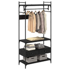 Armario Roble negro 89 x 39 x 184.5 cm Madera contrachapada
