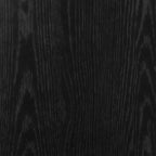 Estante para lavadora con estante Roble Negro 67 x 25 x 163 cm