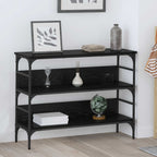 Mesa Consola con estante Roble artisan 100 x 32 x 75 cm