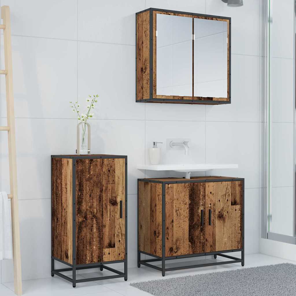 Aparador Madera vieja 35,5 x 35 x 76 cm