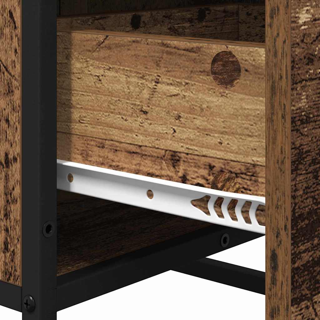 Aparador Madera vieja 35.5 x 35 x 76 cm