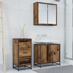 Aparador Madera vieja 35.5 x 35 x 76 cm