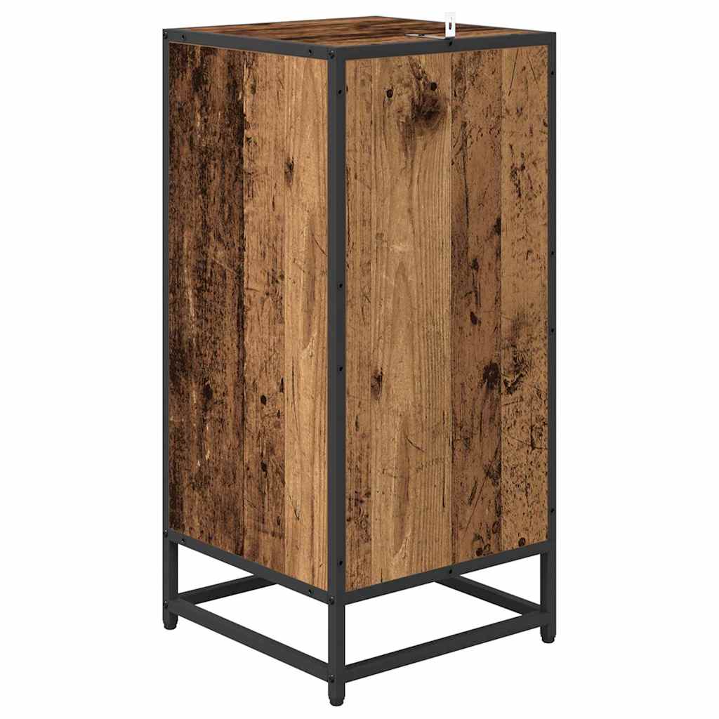 Aparador Madera vieja 35.5 x 35 x 76 cm
