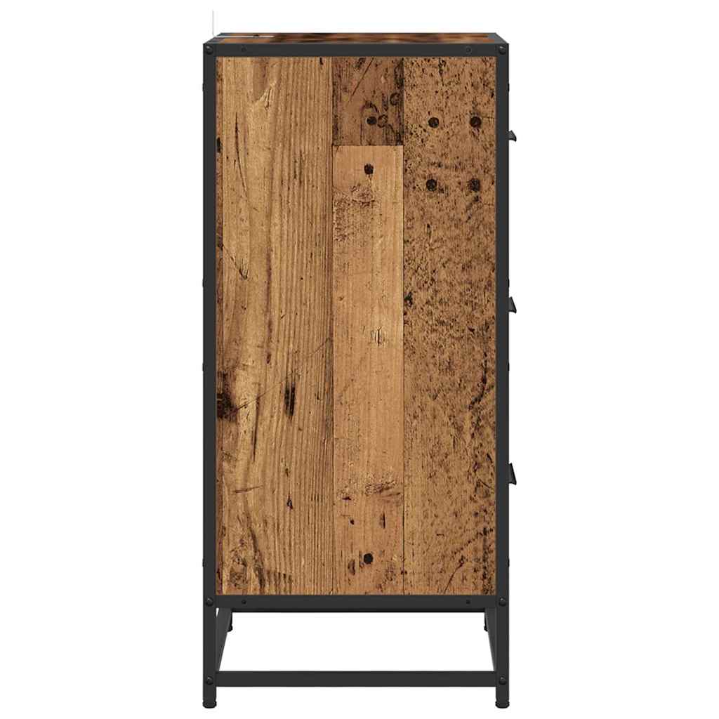 Aparador Madera vieja 35.5 x 35 x 76 cm