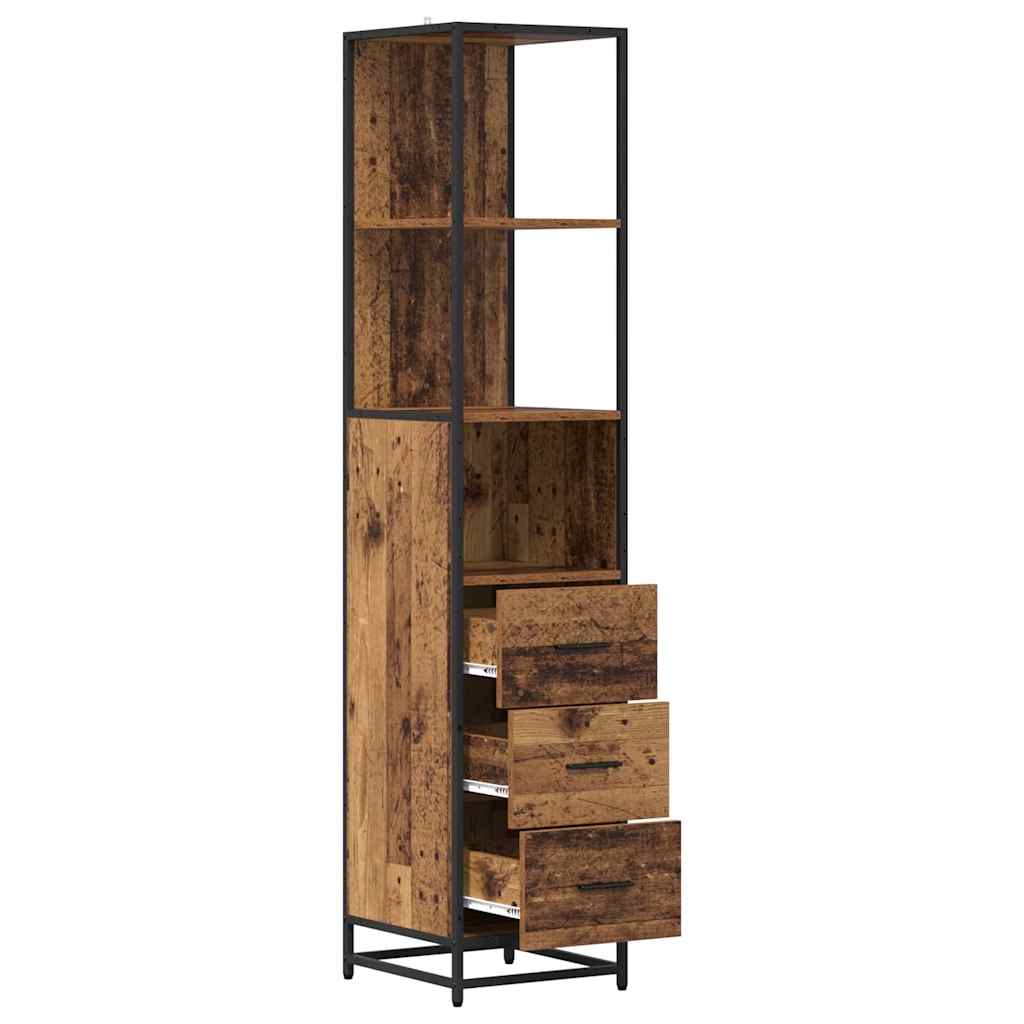Juego de muebles de baño Madera Vieja 35 x 37,5 x 166 cm
