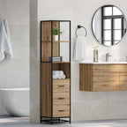 Juego de muebles de baño Roble artesanal 35 x 37,5 x 166 cm
