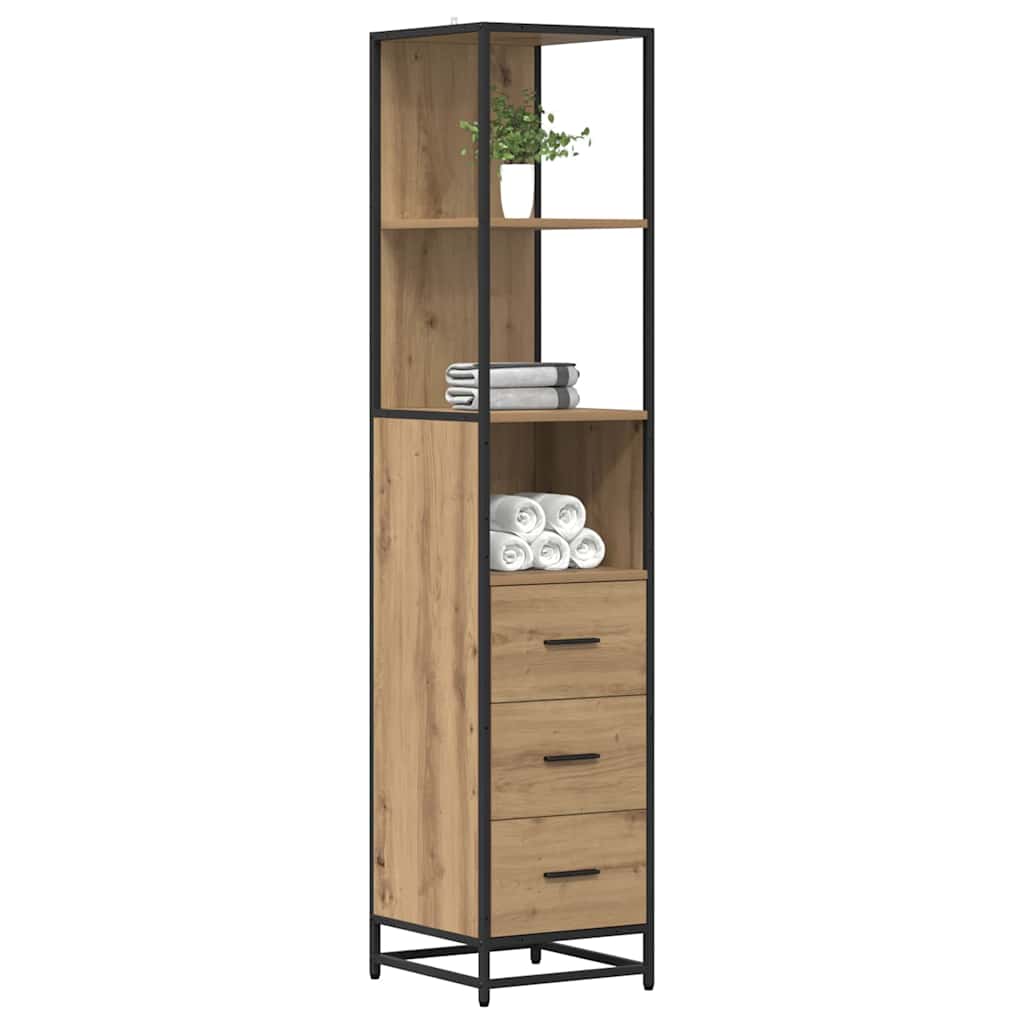 Juego de muebles de baño Roble artesanal 35 x 37,5 x 166 cm