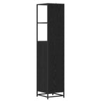 Juego de muebles de baño Roble Negro 35 x 37,5 x 166 cm