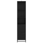 Juego de muebles de baño Roble Negro 35 x 37,5 x 166 cm