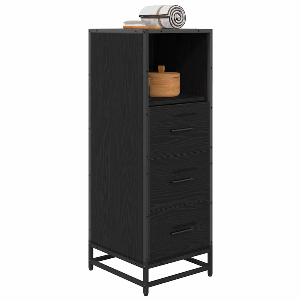 Juego de muebles de baño Roble Negro 35 x 37,5 x 100 cm