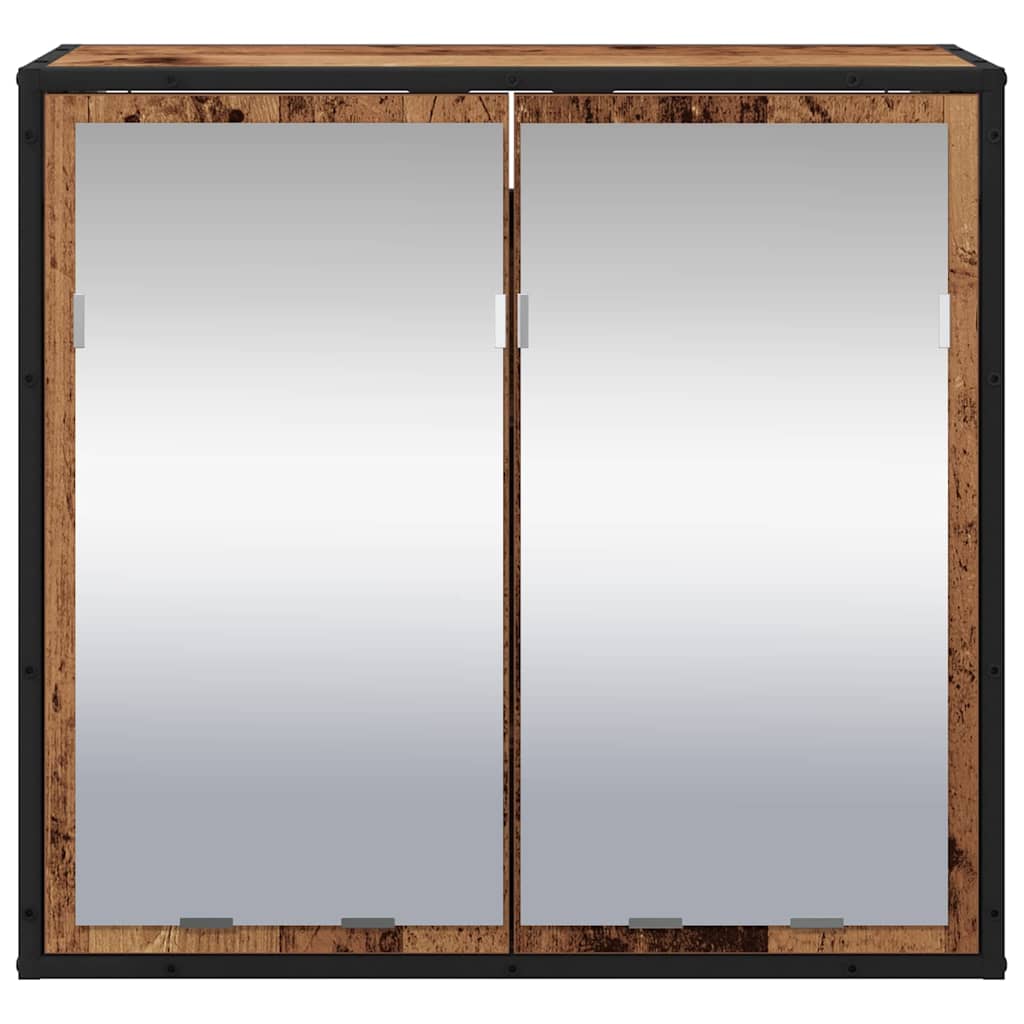 Estante de pared con estante Madera vieja 65 x 20 x 60 cm