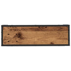Estante de pared con estante Madera vieja 65 x 20 x 60 cm