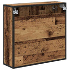 Estante de pared con estante Madera vieja 65 x 20 x 60 cm