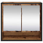 Estante de pared con estante Madera vieja 65 x 20 x 60 cm